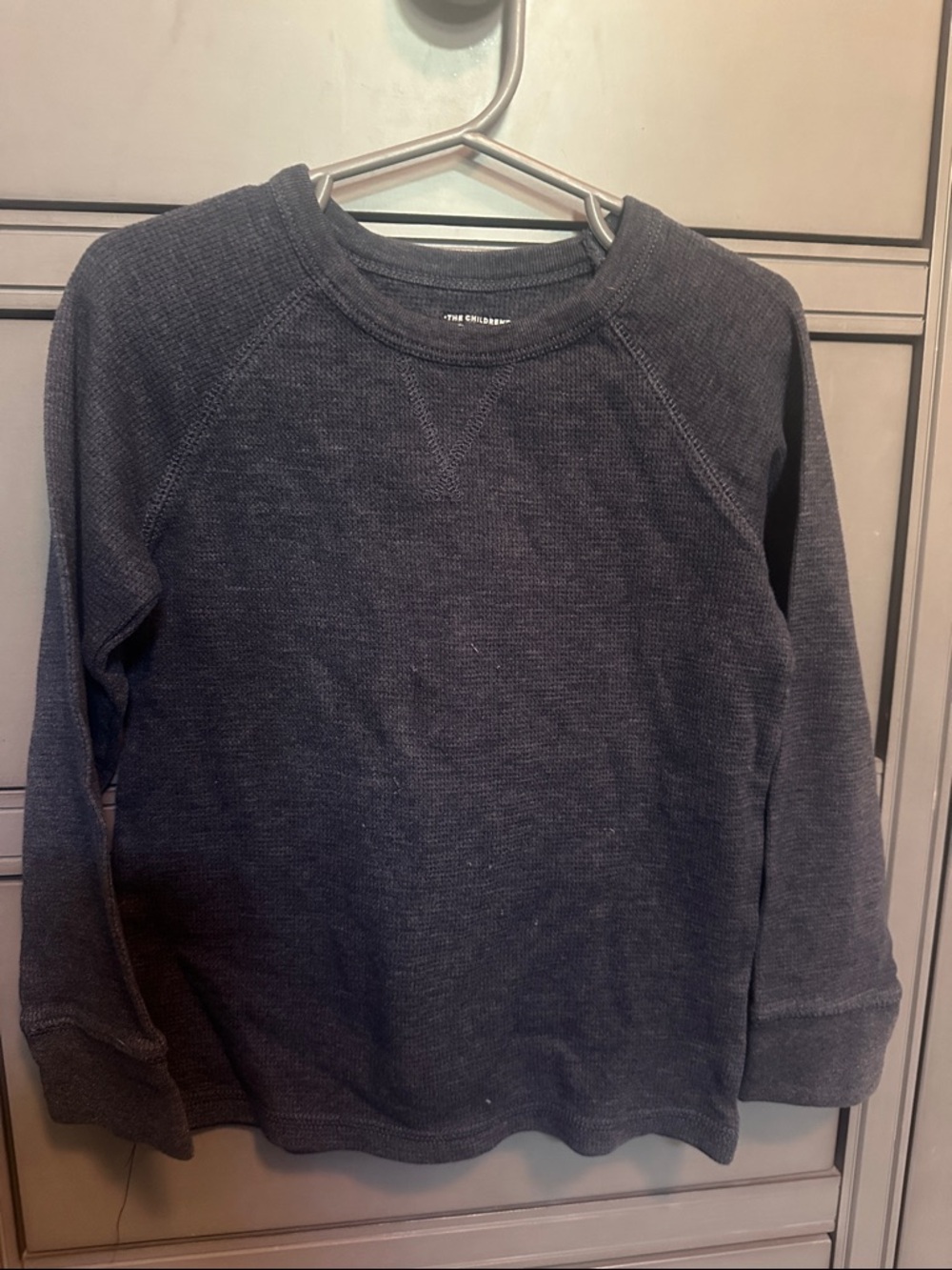 The Children's Place Dark Gray Long Sleeve Thermal Tee